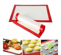 Gemini_mall® Lot de 2 tapis de cuisson en silicone antiadhésifs, antidérapants, lavables, réutilisables, résistants à la chaleur, sans BPA