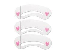 Gemini_mall Lot de 3 pochoirs pour sourcils - Outil de maquillage - 3 styles