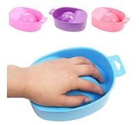 Gemini_mall® Nail SPA Bol à eau chaude résistant à l'acétone pour trempage des ongles - Couleur aléatoire (Style 1)