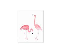 Gemini_mall® Peinture à l'huile moderne et abstrait sur toile motif flamant rose, photo sans cadre, C, 30x40cm