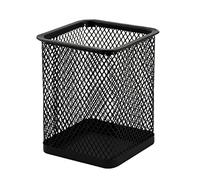 Gemini_mall - Pot à crayons, Organiseur Conteneur - En maille métallique - Noir Forme rectangulaire - Noir