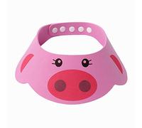 Gemini _ Mall réglable doux bébé enfant Shampooing Bain Douche Cap Hat laver les cheveux Bouclier étanche - Vert