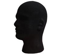 Gemini_mall® Tête de mannequin homme en styromousse, support pour perruque, chapeau, blanc