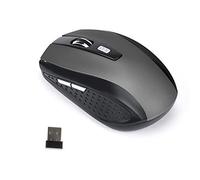 Gemini _ Mall® Wireless Mouse, 2,4 G USB Souris optique sans fil pour ordinateur portable PC Ordinateur Portable souris sans fil avec nano récepteur, 6 boutons, pour Windows Mac Linux Vista MacBook