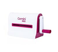 Gemini Midi Manual Die Cutting & Embossing Machine for Scrapbooking, Card Making and Crafting-6" x 9" Opening Plate Size, White, Taille Unique