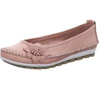 Gemini Mocassins en Cuir pour Femmes 003127-01, Pointure:41 EU, La Couleur:Rose