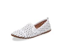 Gemini Mocassins pour Femme 031174-02, Pointure:41 EU, La Couleur:Blanc