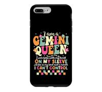 Gemini Queen Juin Birthday May Gemini Zodiac Sign Women Girl Coque pour iPhone 7 Plus/8 Plus