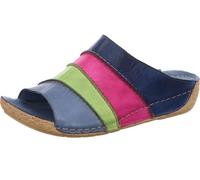 Gemini Sandales en Cuir pour Femmes 336076-02, Pointure:37 EU, La Couleur:Bleu
