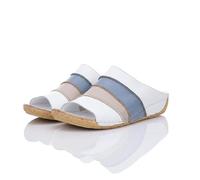 Gemini Sandales en Cuir pour Femmes 336076-02, Pointure:38 EU, La Couleur:Blanc