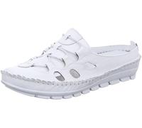 Gemini Sandales en Cuir pour Femmes 382646-01, Pointure:39 EU, La Couleur:Blanc