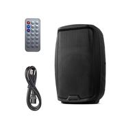 Gemini Sound AS-2108BT Active Bluetooth PA Système, Haut-parleurs DJ 500W Woofer 500W Watts, SD, USB, XLR entrée / sortie, 2 x 1/4 Pouce Microphone / RCA et entrées aux avec Points, TWS