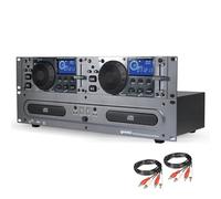 Gemini Sound CDX-2250i - Equipement DJ professionnel rackable 2U avec contrôle Audio Pitch, Lecteur CD multimédia compatible avec CD audio, CD-R et MP3 sur supports USB