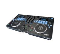 Gemini Sound GMX - Contrôleur et lecteur multimédia DJ - Système compact USB/MIDI avec Virtual DJ LE, Solution idéale pour DJ nomades et événements live