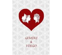 Gemini Virgo Couple: Journal Notebook for Gemini and Virgo Zodiac Couples. Gift for Horoscope, Astrology Signs Lovers.