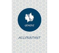 Gemini Zodiac Accountant: Gemini Horoscope Journal Notebook. Cute gift for Accountants.