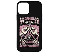 Gemini Zodiac One Gaze Two Univers Astrology Art Coque pour iPhone 12 mini