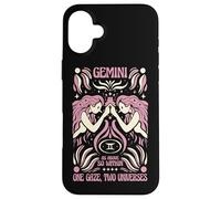 Gemini Zodiac One Gaze Two Univers Astrology Art Coque pour iPhone 16 Plus