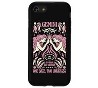 Gemini Zodiac One Gaze Two Univers Astrology Art Coque pour iPhone SE (2020) / 7 / 8