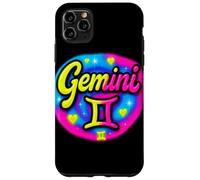 Gemini Zodiac Pastel Aérographe Graphique Astrologie Lumineuse Coque pour iPhone 11 Pro Max