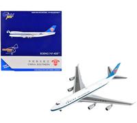 GeminiJets Boeing 747-400F China Southern Cargo B-2473 1:400 Fonctions interactives Échelle 1:400 Blanc Plastique Adulte Aviation Amateurs Modèle Builders, Collectors