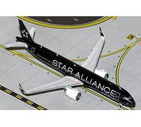 GeminiJets GJANZ2178 Airbus A321 Modèle d'avion Noir, Argent, Multi, échelle 1/400