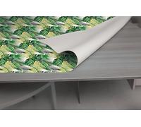 GEMITEX Protection imprimée fabriquée en Italie antidérapante, Anti-Choc, Double Face Jungle 288, 140 x 220, protège Votre Table Contre Les Chocs, Les Rayures et Les liquides