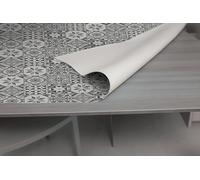 GEMITEX Protection imprimée fabriquée en Italie antidérapante, Anti-Choc, Double Face majolique 1412, 140 x 220, protège Votre Table Contre Les Chocs, Les Rayures et Les liquides