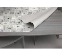 GEMITEX Protection imprimée fabriquée en Italie antidérapante, Anti-Choc, Double Face Olive 1411, 140 x 140 cm, protège Votre Table Contre Les Chocs, Les Rayures et Les liquides