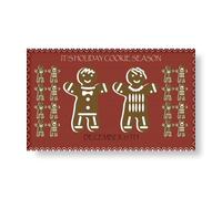 GEMITEX Tapis Merry Christmas 45 x 75 DIS. 20 antidérapant fabriqué en Italie Impression numérique maximale définition des Couleurs