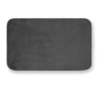 GEMITEX TAPPETO MERLINO 40X70 Antracite Tapis Merlin 40 x 70 cm, Ultra Absorbant, Anthracite, breveté, fabriqué en Italie, Polyester Microfiber