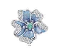 GemKing Breloque lapin sirène BSC1124, Argent sterling, Sans pierre précieuse