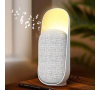 Gemmac 3 en 1 Enceinte Bluetooth + Veilleuse + Machine à Bruit Blanc, Enceinte Bluetooth pour Chambre à Coucher avec Veilleuse Rechargeable pour Enfants
