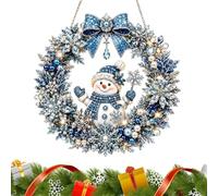 Gemme Décorations de Noël DIY Strass Acrylique Couronne de perles | Décoration de Noël pour restaurant, hôtel, jardin, Thanksgiving, vacances, maison, chambre, appartement, vacances