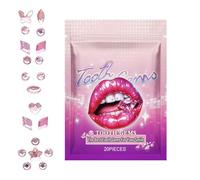 Gemmes dentaires - kit de gemmes dentaires de 4,33 pouces, kit de démarrage de gemme de dent temporaire, accessoires en dentaire | Appliquer de bijoux de dent étincelants faciles, brillance