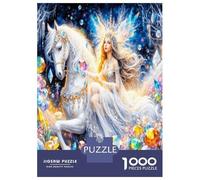 Gemmes féériques 1000 Pièces Coffret Puzzle Conte de fées enchanté Puzzle Classique Carton Recyclé - Défi Éducatif, Jeu À La Maison, Super Idée Cadeau pour Les Fans 70x50cm/1000pcs