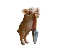 Gemmia Figurine Miniature de Cochon de fée de Jardin- Cochon fatigué mais Heureux
