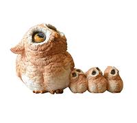 Gemmia Statue Miniature de Hibou de Jardin féerique- Le Plus Grand Amour Maternel