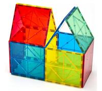 Gemmicc 12 Pièces de Grandes Tuiles Magnétiques, Plaques de Base Magnétiques Jumbo, Blocs de Construction Magnétiques STEM pour Enfants Filles et Garçons