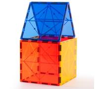 Gemmicc 8 Pièces de Grandes Tuiles Magnétiques, Plaches de Base Magnétiques Jumbo, Blocs de Construction Magnétiques STEM pour Enfants Filles et Garçons