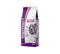 Gemon All Breeds Chien Adult Porc et Riz 15 kg, Aliment complet sec pour chiens adultes de toutes tailles, lot de 15 kg.