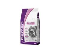 Gemon All Breeds Chien Adult Porc et Riz 3 kg, Aliment complet sec pour chiens adultes de toutes tailles, lot de 3 kg.