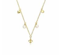 Gemondo Collier ras du cou ECFEW™ Fleur de Lis en or jaune 9 carats