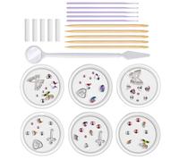 Gems For Teeth Kit - Fashionable Tooth Jewelry | Crystal Teeth Decoration Set, Smile Styling Starter Kit with Easy Apply Application for Girls Women Party Beauty