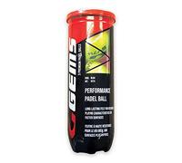 Gems NL04 Tubes Balles de Padel x3 Pièces Jaune