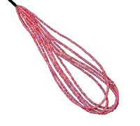 Gems Valley AMB-5367 Perles rondes en opale de feu de 3 à 4 mm, perles en opale rose éthiopienne, 20,3 cm