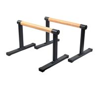 Gemsaya parallettes avec poignées en bois, poignées antidérapantes/barre de dip pour callisthénique, musculation et yoga, support de main pour l'intérieur et l'extérieur