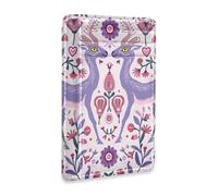 Gemsbok Portefeuille traditionnel mexicain en cuir pour femme avec fenêtre d'identification et blocage RFID Pince à billets avec porte-cartes pour homme et femme