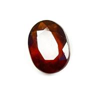 gemsonclick Hessonite Grenat Pierre précieuse ovale naturelle 6,5 carats, Hessonite