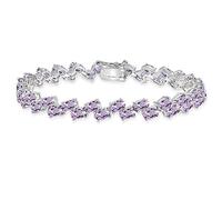 GemStar USA Argent 925 Argent sterling oval Améthyste